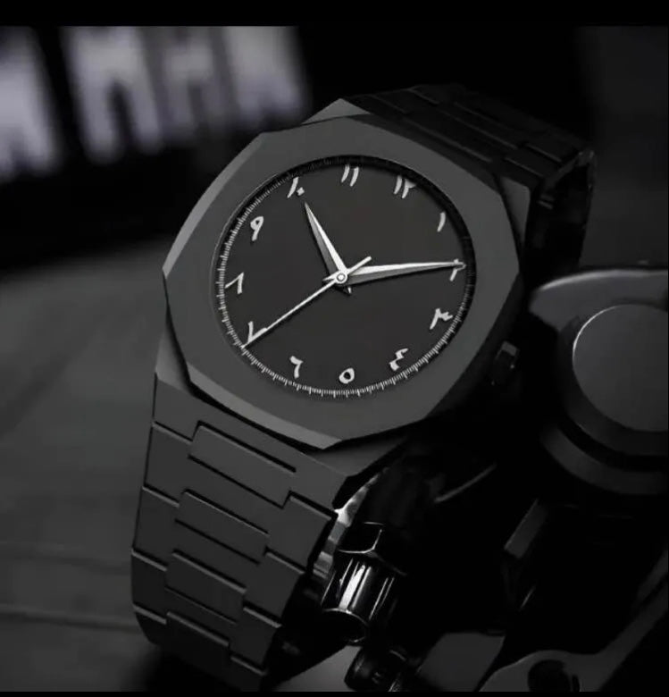 🖤 Black Arabic Aura Watch