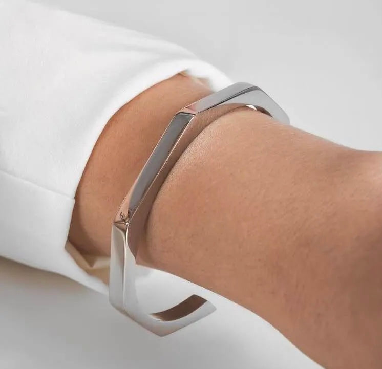 Geometric Stainless Steel Bracelet