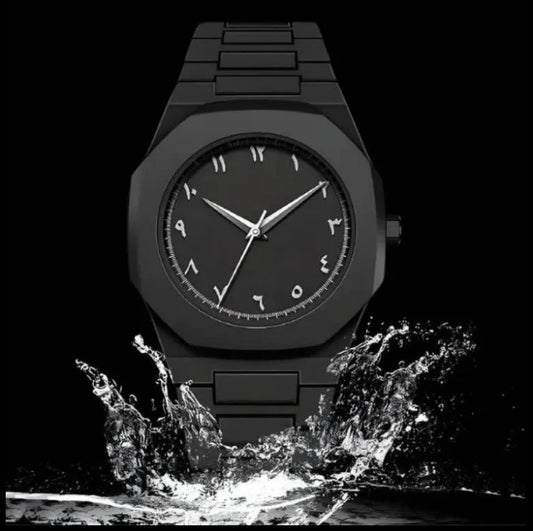 🖤 Black Arabic Aura Watch